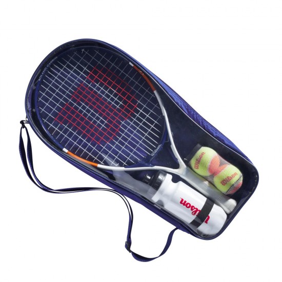 Детски комплект за тенис Wilson Roland Garros Elite 21 Inch Детски комплект за тенис Wilson Roland Garros Elite 21 Inch