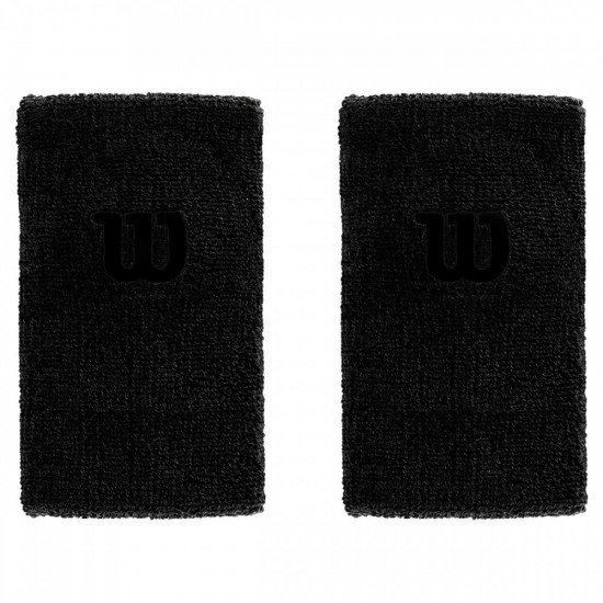 Накитник Wilson Extra Wide Wristband All Black