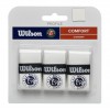 Покривен грип Wilson Roland Garros 3 white-navy